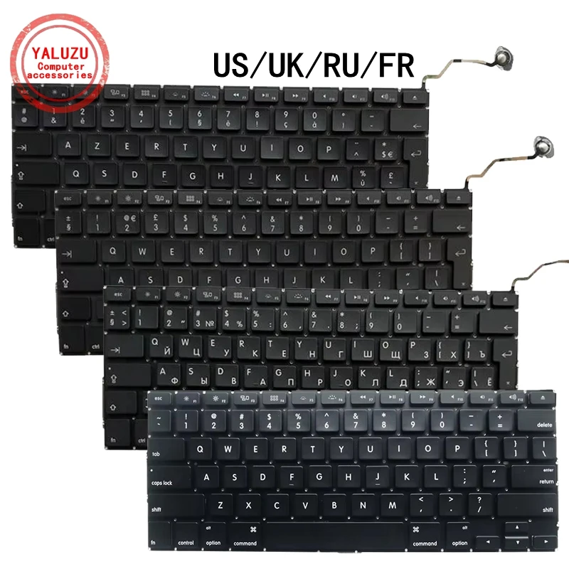 

Новая английская клавиатура для ноутбука Apple MacBook Pro A1297 MC024 MC725 MC311 MC226 MB064 MB640 MD311 США/Великобритании/РУ/FR