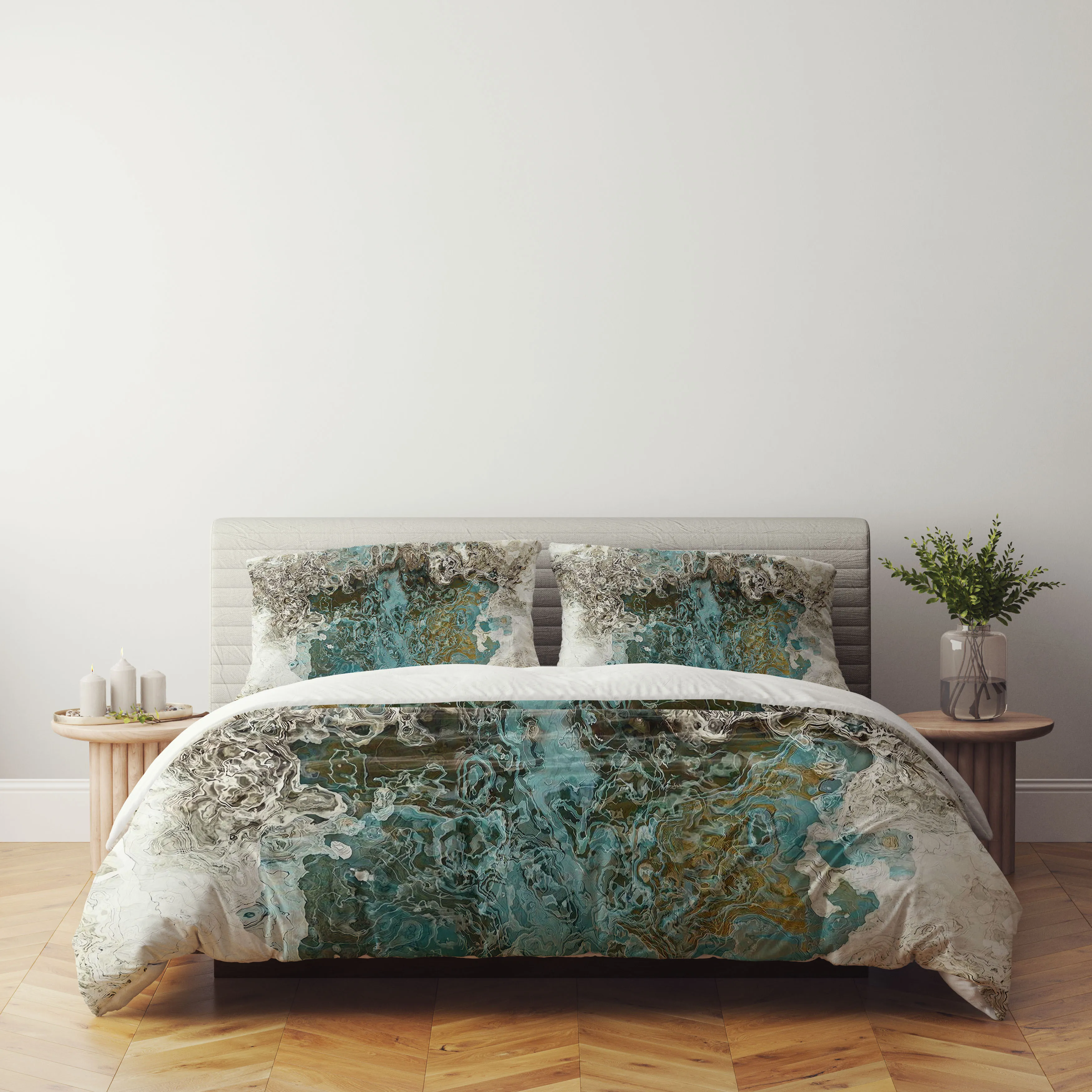 

Комплект постельного белья «Гигантское Атлантическое море»: пододеяльник, наволочки, для кроватей King, Queen, Double, Full, Twin, Single