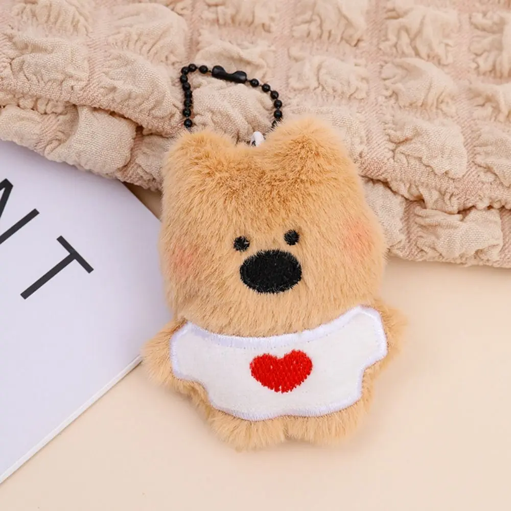 West Highland White Terrier White Puppy Plush Pendant Stuffed Plush Dolls Anime Cartoon Key Chain Bag Pendant Soft Plush Toy