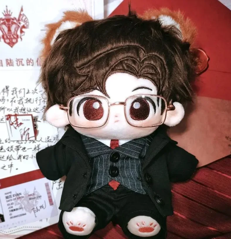 20cm 애니메이션 라이트 앤 나이트 이반 게임 속성 캐릭터 피규어 아이돌 바디 드레스업 베개 옷 애니메이션 피규어 생일 할로윈 선물