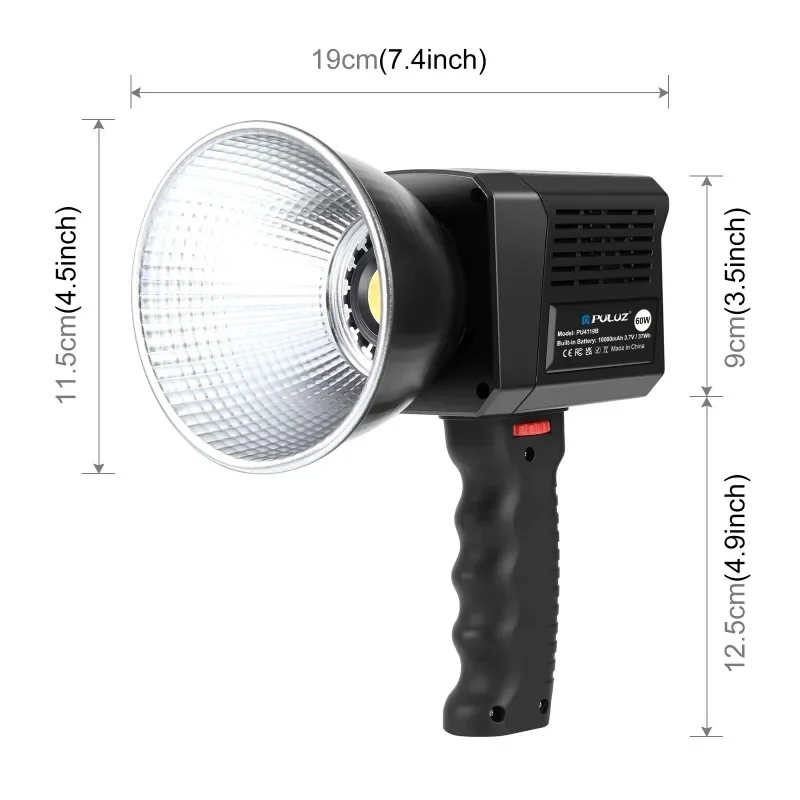 Dla 60W Studio Video Light 2500K-6500K Podwójna temperatura barwowa Profesjonalna fotografia Światło wypełniające