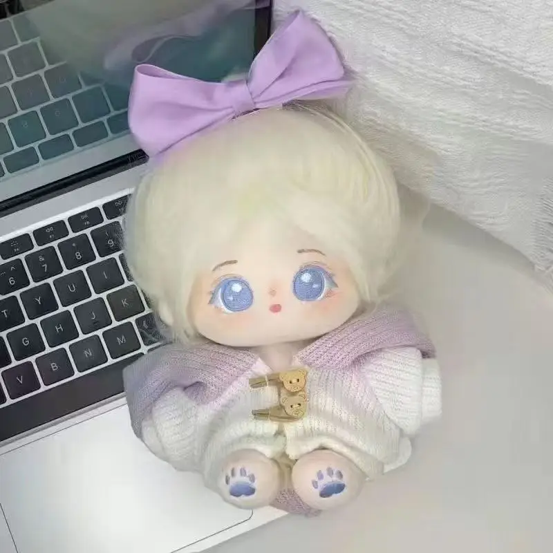 20cm  Anime Kawaii Cosplay Plush Doll Cotton Stuffed Body Dress Up Clothes Plushie Pillow Toys Gift Xmas