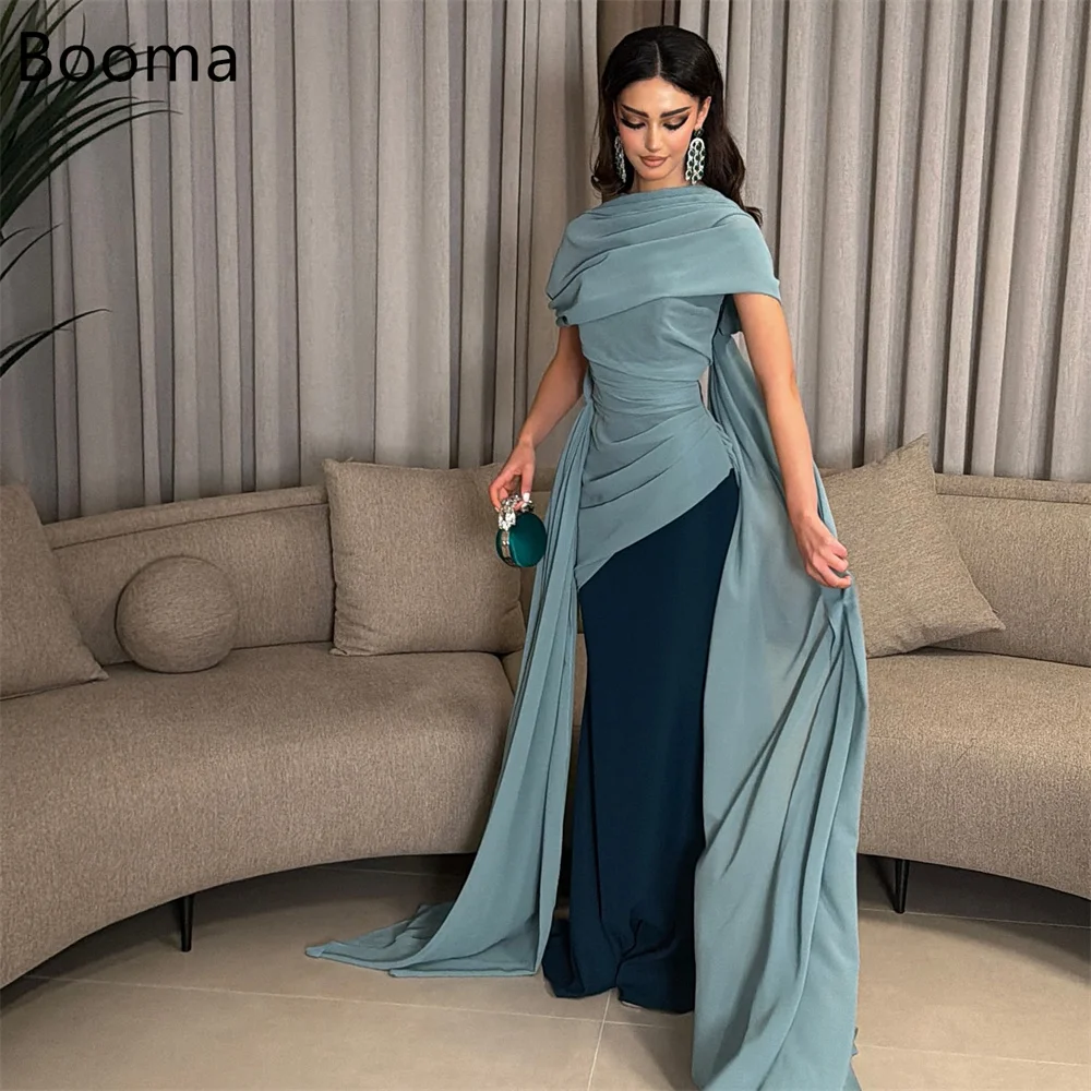 

Booma Elegant Mermaid Sleeveless Simple Pleat Dresses Formal Party Gowns for Women O-Neck Prom Gown Customize 2025