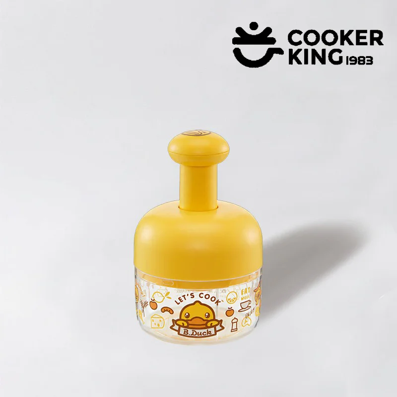 

COOKER KING 220ML For D.Duck Garlic Slicer 30Cr13 Stainless Steel+PP Manually Press To Cut Food Mini Mincer Kitchen Cutting Tool