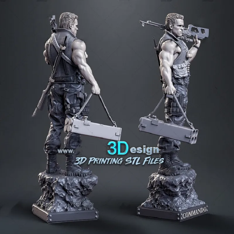 LindenKing1/6 1/8 3D Resin Garage Kits GK Model Arnold Schwarzenegger Figure Unpainted Resin Collections For Modelers  A326