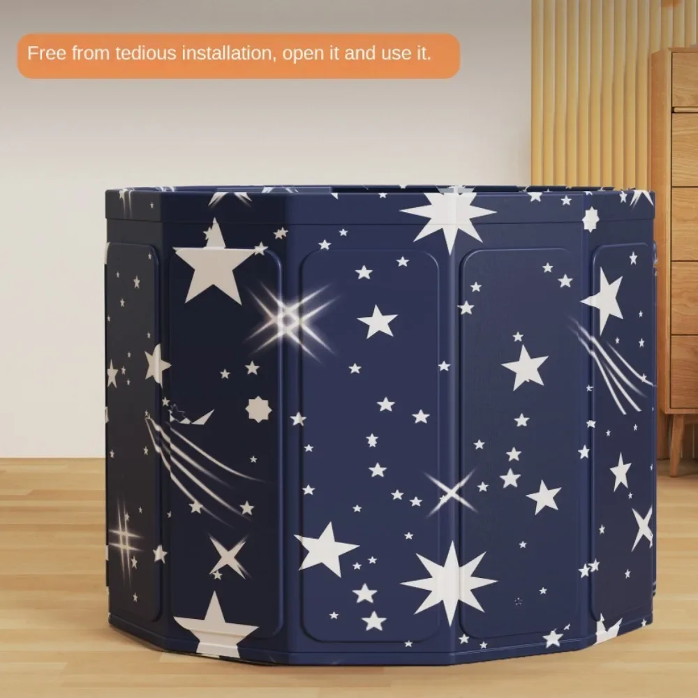

Portable Insulated Bathtub for Adults, Large Round Foldable Home SPA Tub with Cover, Bathroom Upgrade, Hot & Cold Therapy