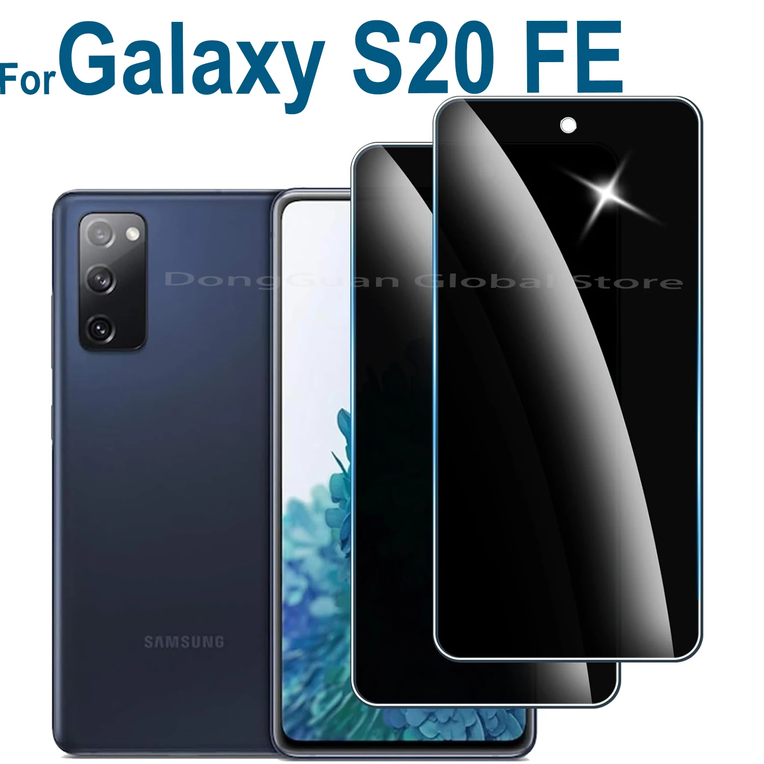 Dla Samsung Galaxy S20 FE Anti Spy Protector Prywatność Ekran Szkło hartowane — zdjęcie produktu 7