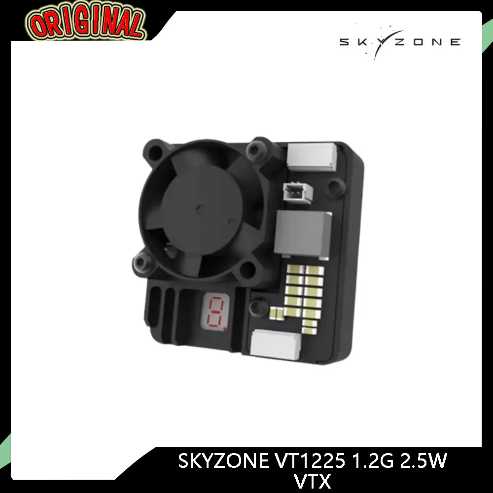 SKYZONE VT1225 1,2 G 2,5 W VTX – CNC-Gehäuse, 4-Gang-Leistung, IRC Tramp Analog für FPV