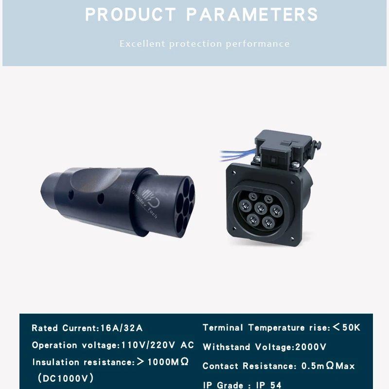 Modello S Y Super Charger adattatore da Tesla a GBT EV 32A 250V adattatore da Tesla a GBT adattatore di ricarica per auto elettrica per EV cinese