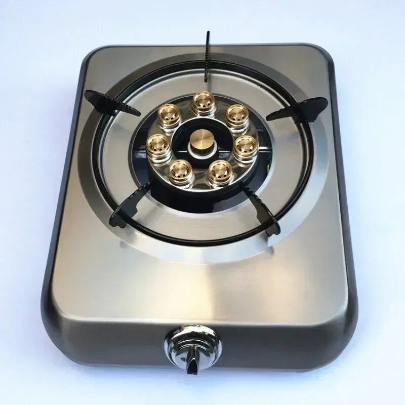 

Single Burner Tabletop Gas Stove Low Pressure Poly Fire Kitchen Gas Hob
