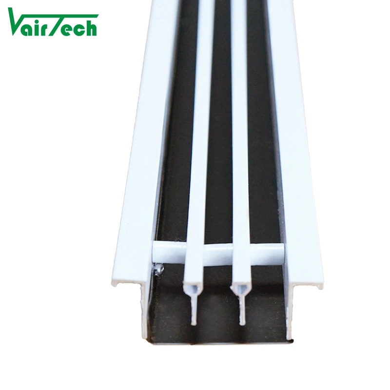 Ventilazione HVAC Soffitto Fornitura d'aria Geille Griglia con asta lineare fittizia decorativa in alluminio 30x8 pollici per oppoing