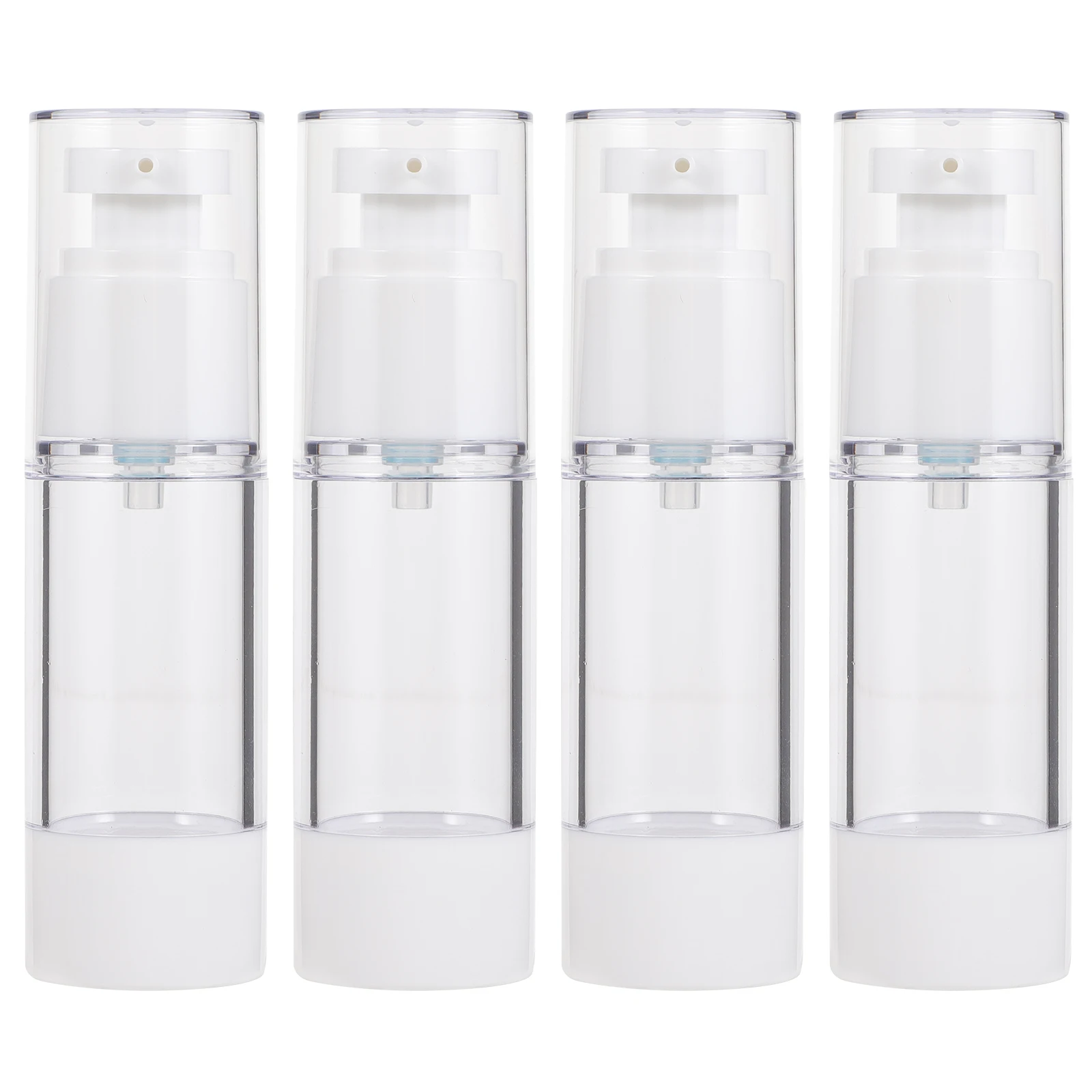 Bouteille de Lotion de 30Ml, pompe sans air, bouteille de voyage pour shampoing, revitalisant, lavage du visage, distributeur de savon rechargeable, 4 pièces