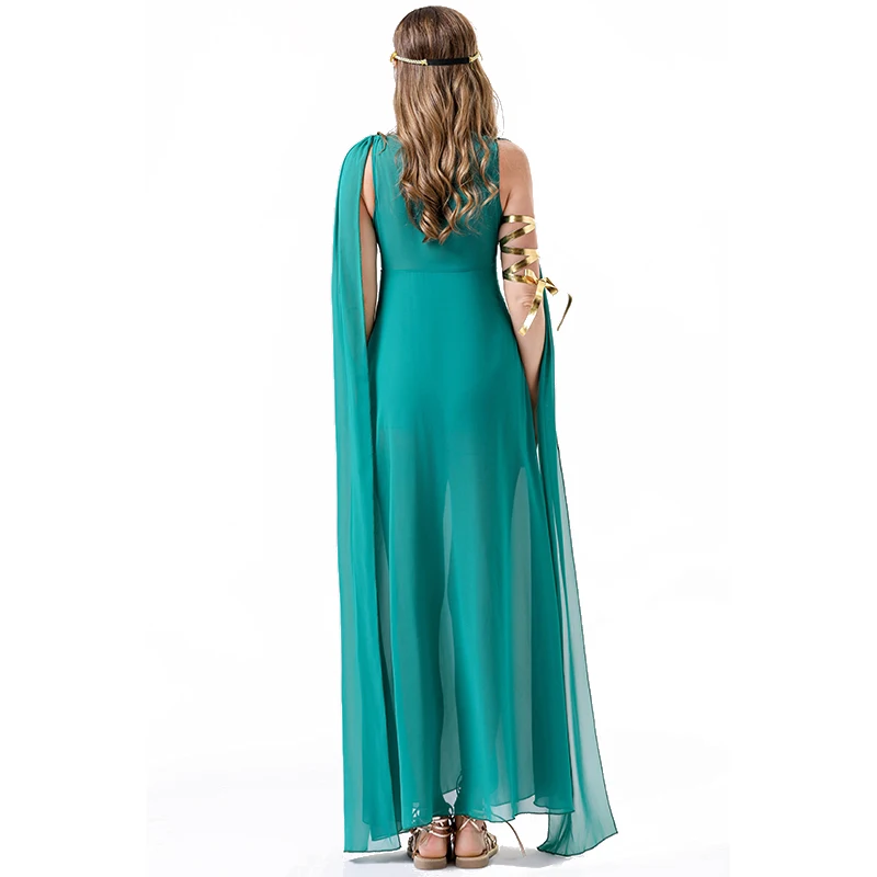 chinese dress ladies Dolly Luxury Pink Greek Style Deep V-Neck Sleeveless Draped Long Prom Dress-Ulaia M / Pink main image 0