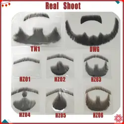 Lace Beard Fake Moustache For Men Mustache Hand Made By Real Hair  Cosplay Synthetic Lace Invisible Beards