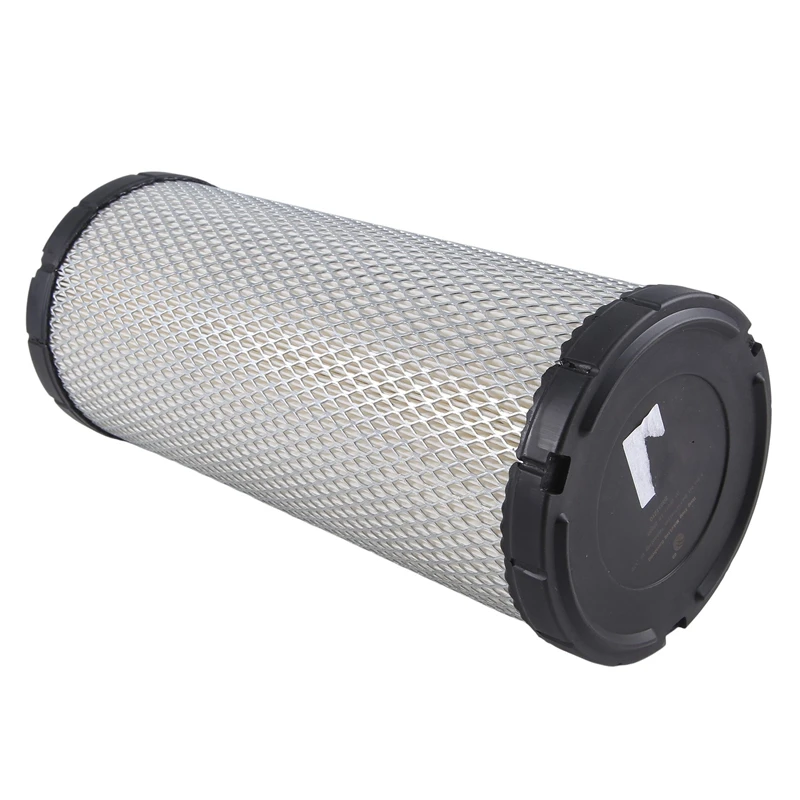 Excavator Air Filter Cartridge For Kubota Excavator KX057, KX121, KX161 Air Cleaner Assy Replacement Black & White