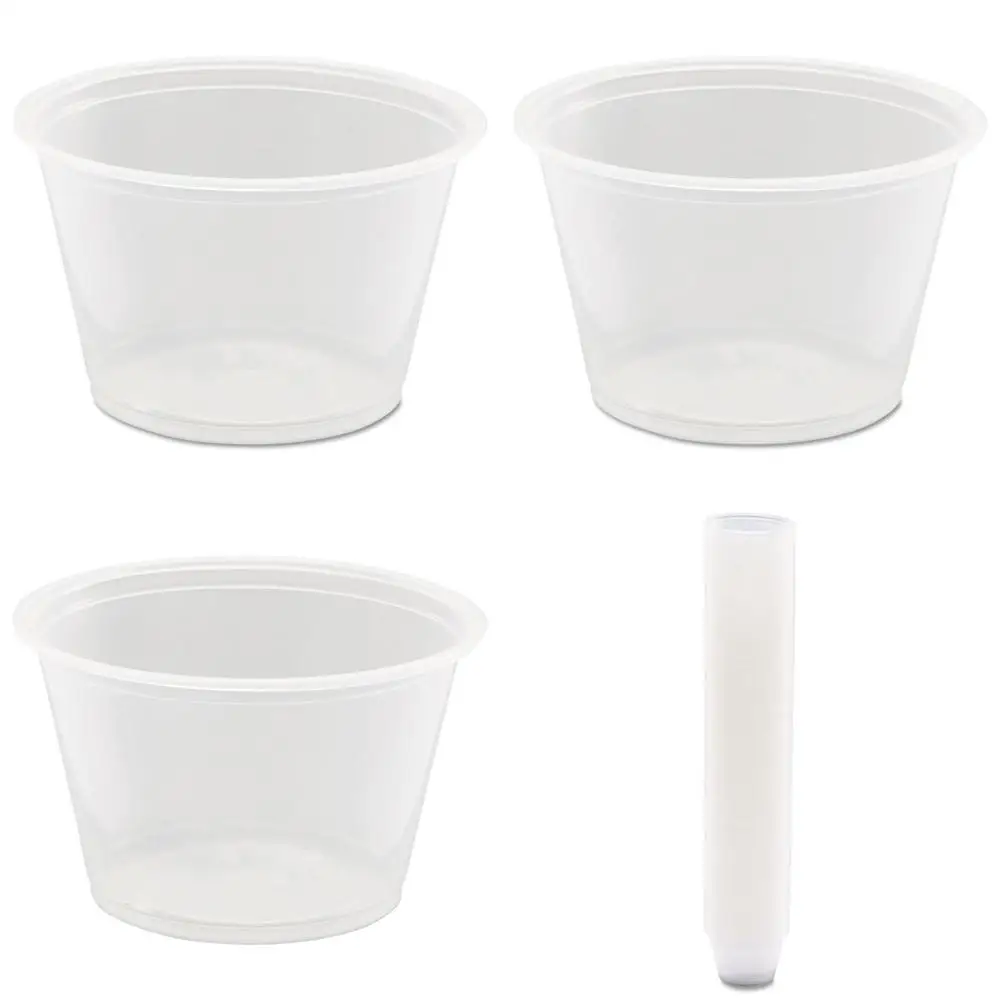 

2500 упаковок, 4 унции, прозрачные мини-контейнеры из полипропилена