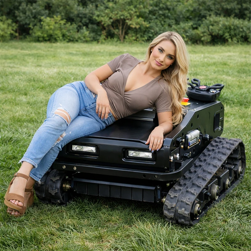 

500mm Zero Turn Grass Cutter Crawler Automatic Remote Control Lawn Mower for Golf Yard Farm