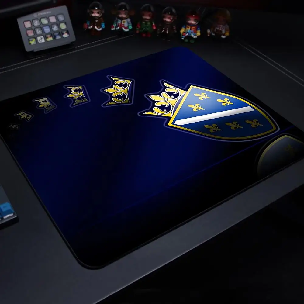 BosniaS and Herzegovina FlagES Mouse Pad Mousepad Small Office Computer Desk Mat Table Keyboard Big Mouse Pad Laptop Cushion