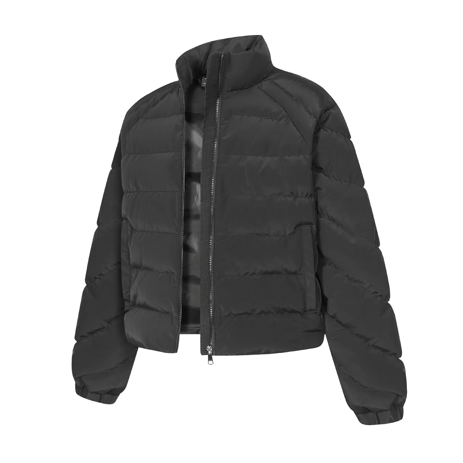 Men Down Jacket New Fashion Stand Collar Long Sleeve Male Coat Simple Solid Color Warm Comfortable Versatile Man Outerwear