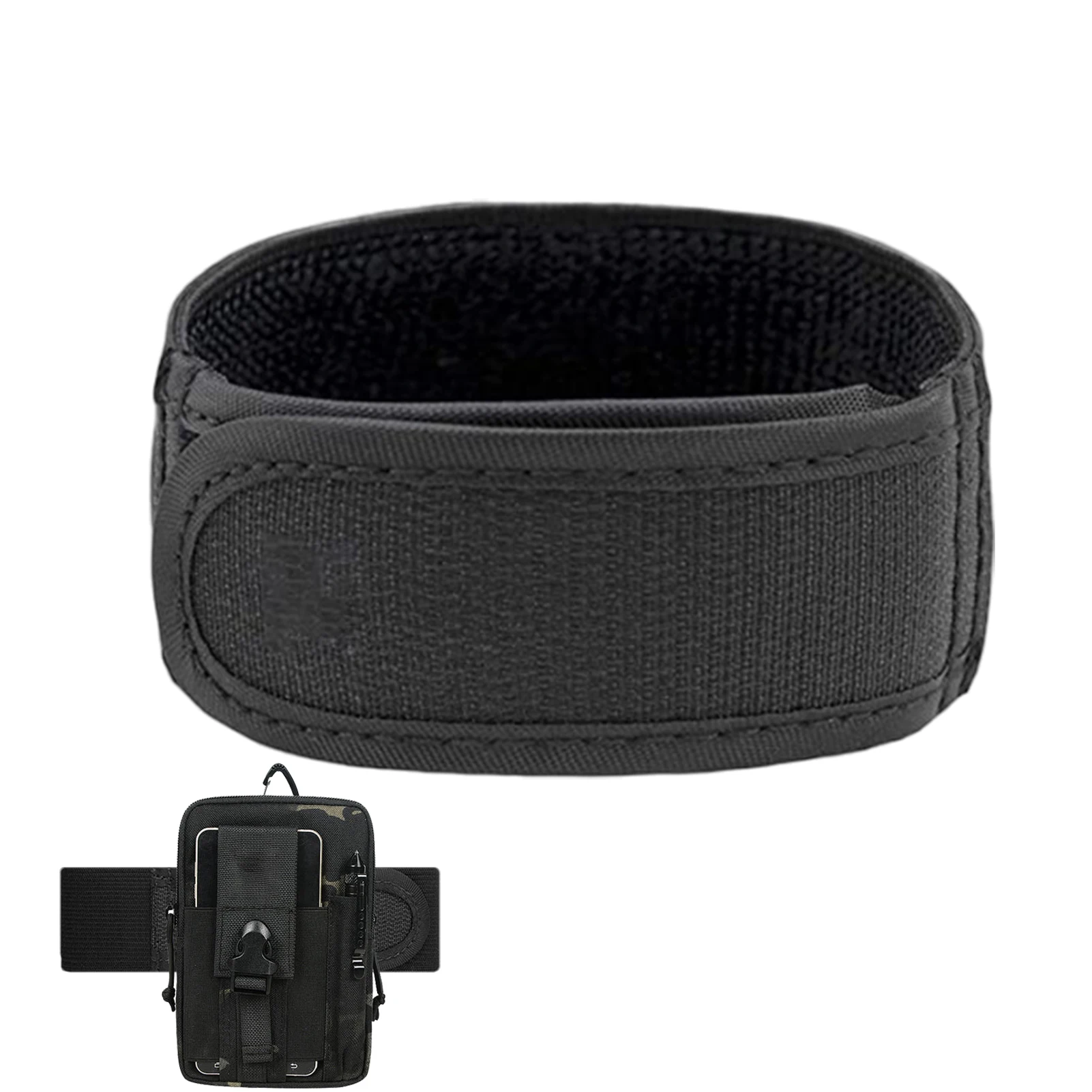 

M Size No Buckle Elastic Side Adjustable Waist Belt, 32"-43" Waist Button-Free Design Lazy Adjustable Belt for Work Home School