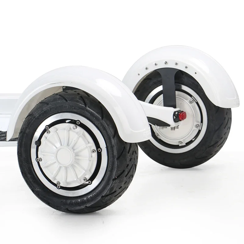 Zusammenklappbarer 4-Rad-Elektroroller, Golfwagen für Erwachsene mit Regenschirm, Doppelmotor, 1000 W x 2 48 V, Off-Road-Mobilitätsroller für Reisen – Detail 16