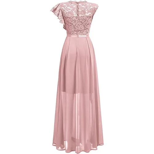 Imagen 2 del producto Vestido rosa para invitados de boda, vestidos formales para Mujer, vestido largo de verano para Mujer, vestidos para invitados de boda, Ropa elegante para Mujer