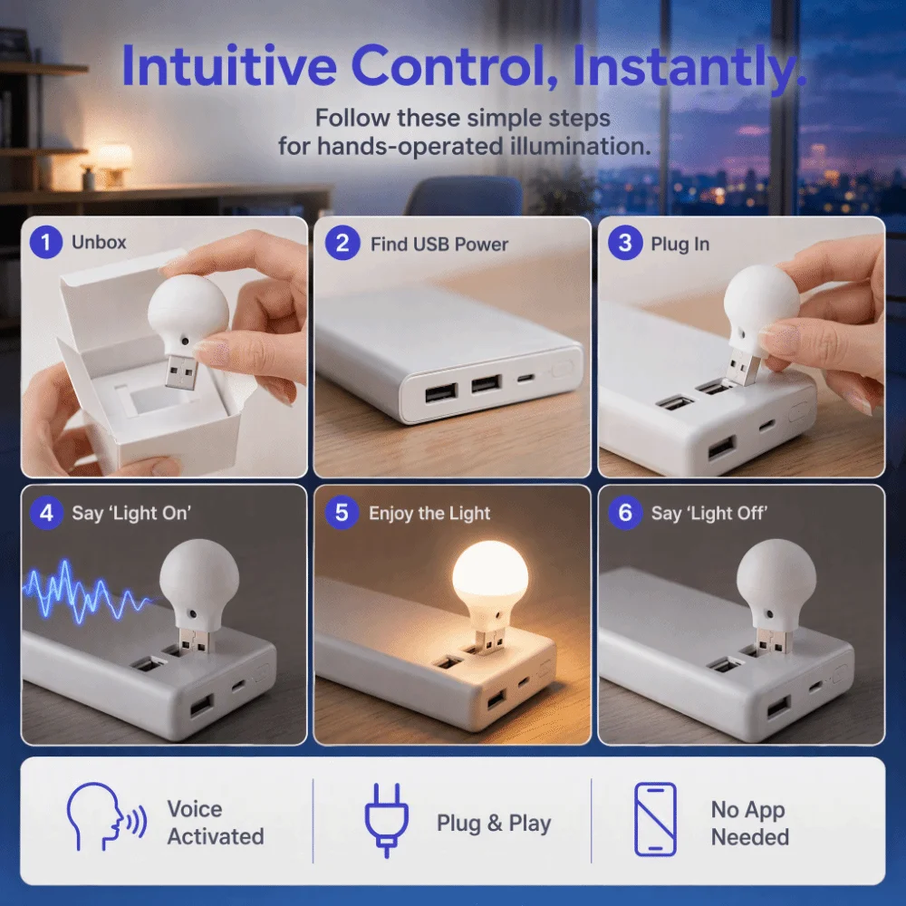 Mushroom Night Light Portable Night Light USB Plug Mini LED Desk Lamp Smart Intelligent Reading Lamp Table