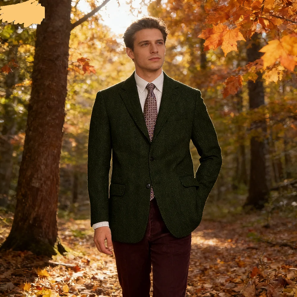 

Men's Slim Fit Solid Blazer Casual Wedding Suit Jacket Best Man Dinner Tuxedo Coat Fashion Business Groom