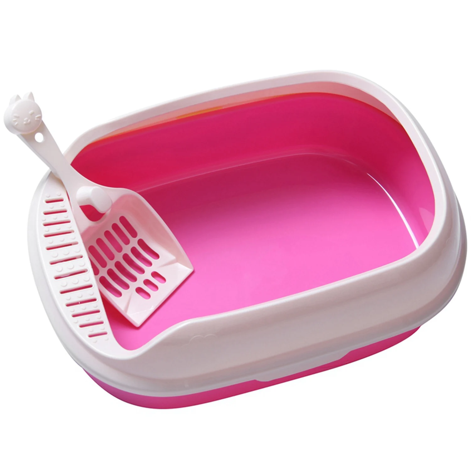 Toilet Bedpan Cat Litter Box Cat Dog Tray Toilet Supply Teddy Anti-Splash Pet Dog Toilette Puppy Indoor Home Plastic Sandbox