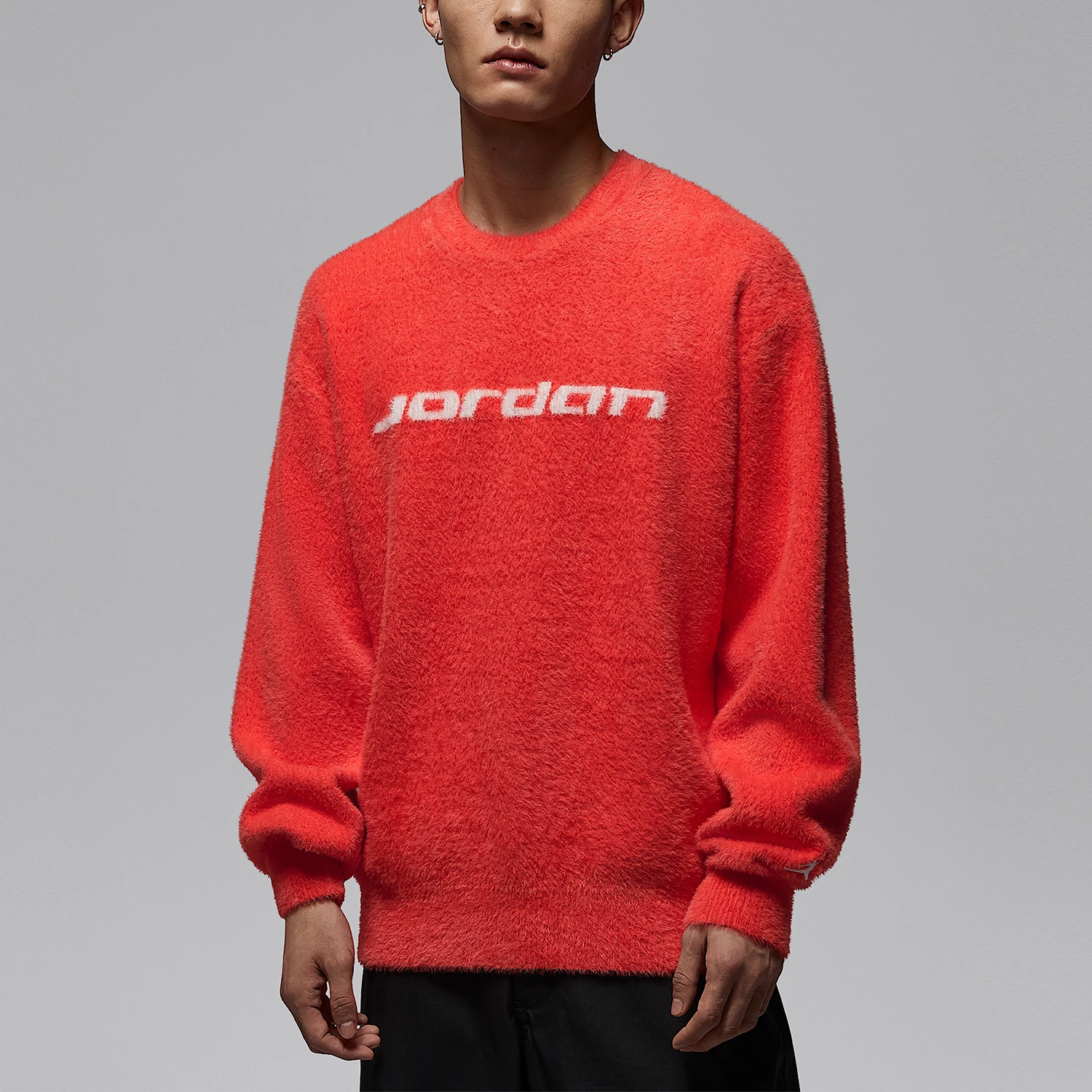 

Оригинальный мужской трикотажный пуловер Nike JORDAN с круглым вырезом, прочный, повседневный, IF1828-673