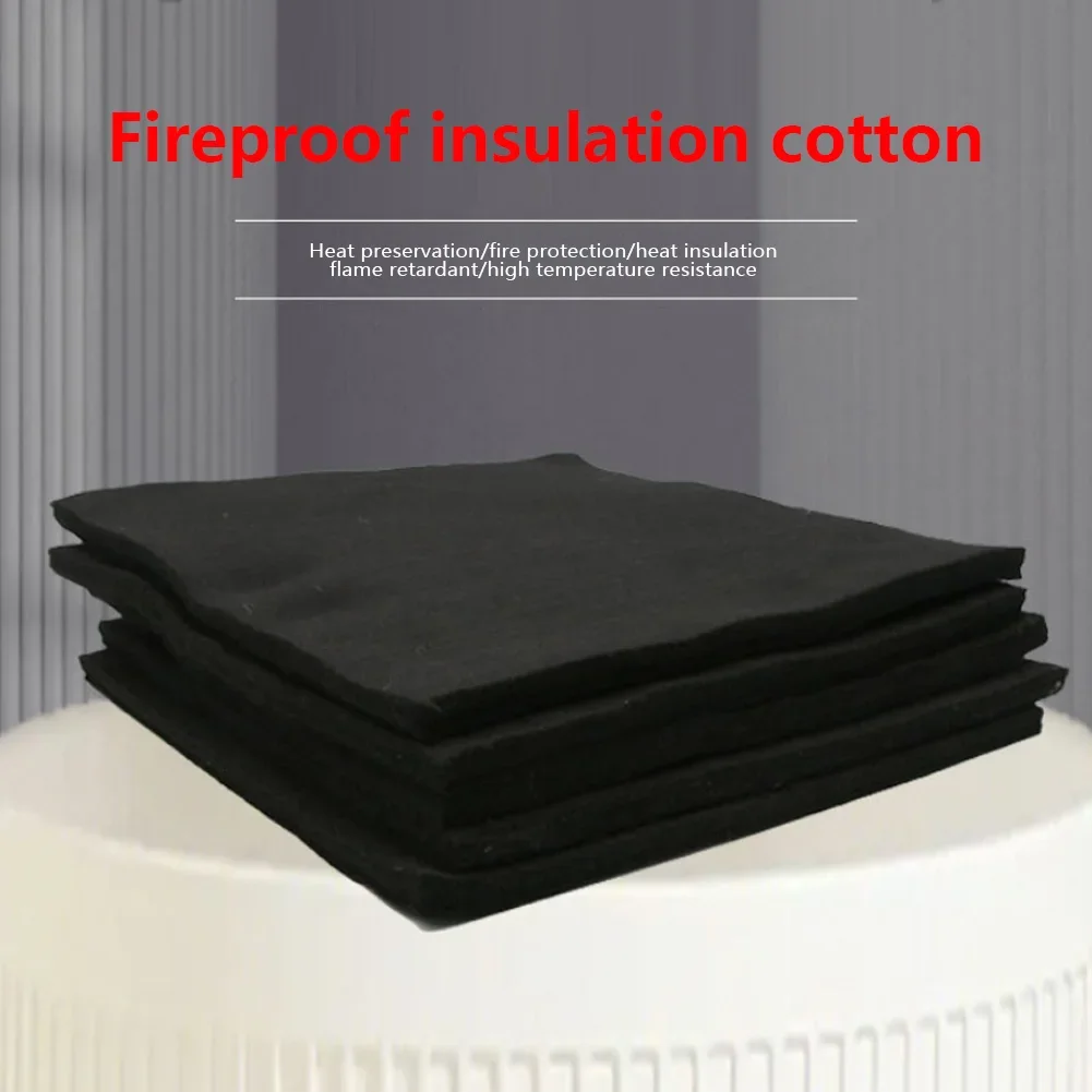 30*30cm 30*20cm Graphite Felt Black Welding Protective Fire Blanket Torch Shield Pack Protective Sheet High Temp Durable Blanket