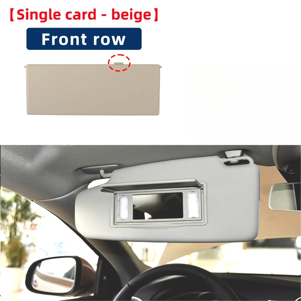 Couverture de miroir de maquillage pour pare-soleil gris, pour Volvo V40 2013-2018 S60 31377713-1, capuchon de miroir de vanité