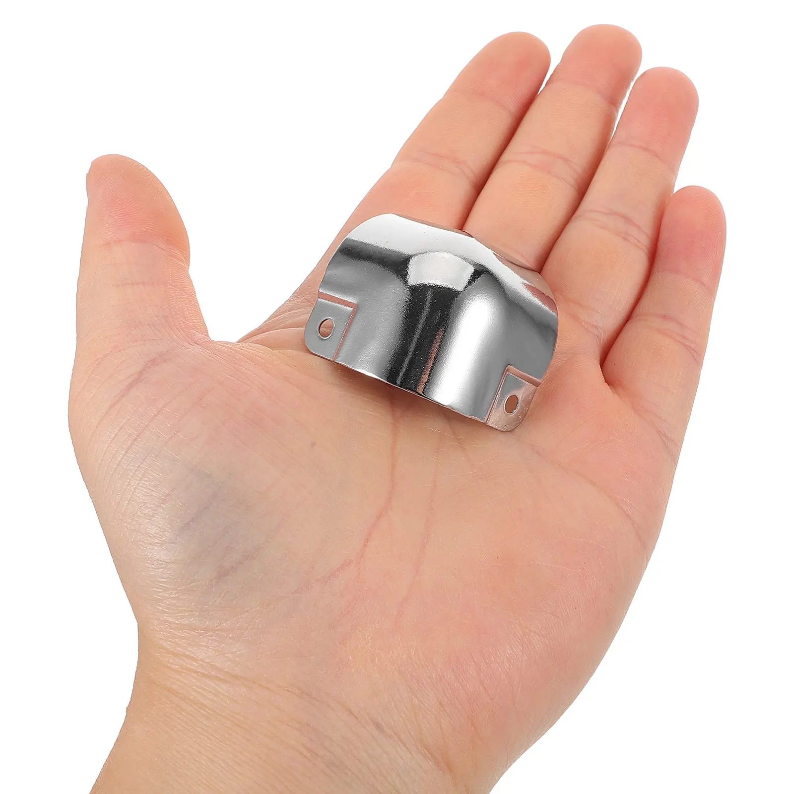 

20Pcs Aluminum Alloy Corner Protectors Bowl-Shaped Electrolytic Plate Metal Edge Guards for Toolboxes Aviation Cases Travel