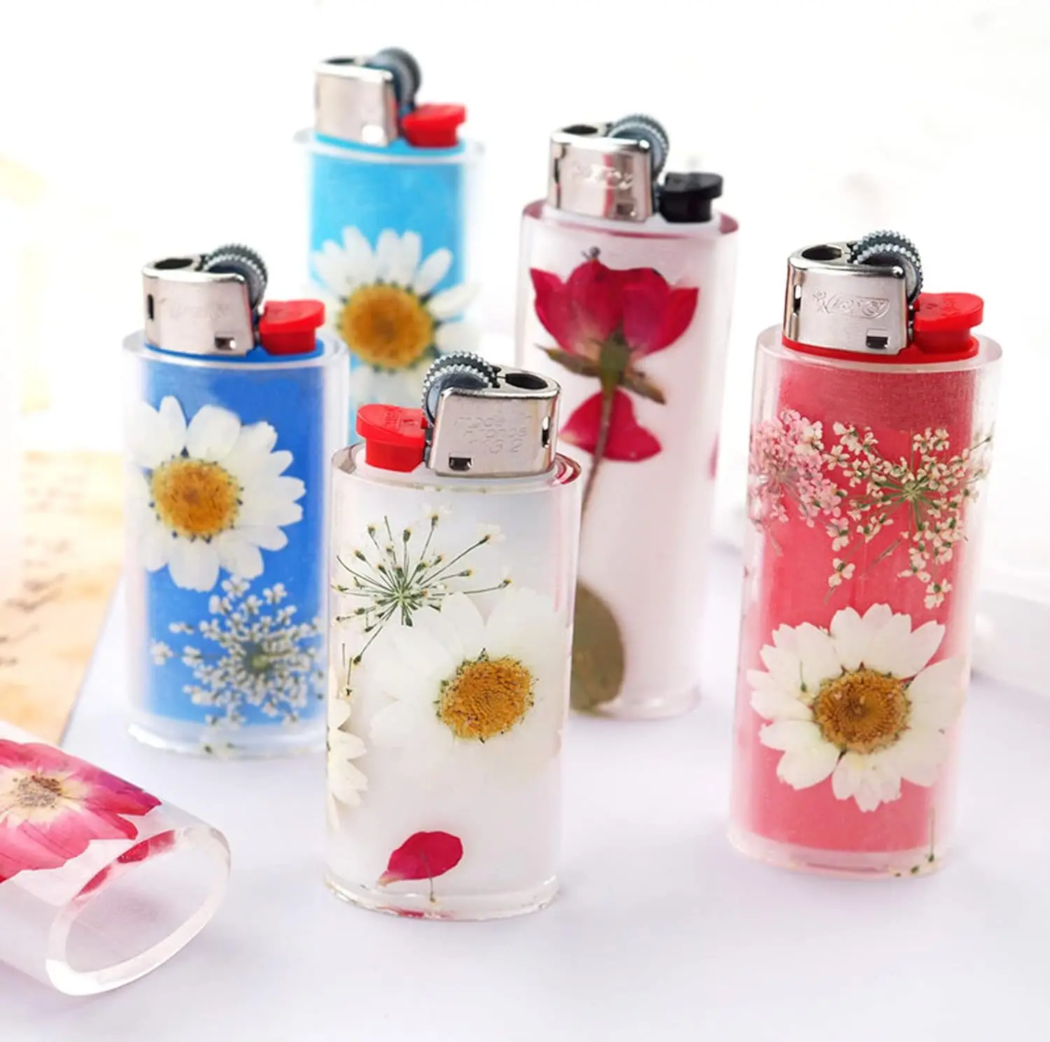 DIY Lighter Case Cover Silicone Resin Mold Lighter Protective Cover Shell Holder Epoxy Resin Mold For J3/J5//J6 Accessories view 2