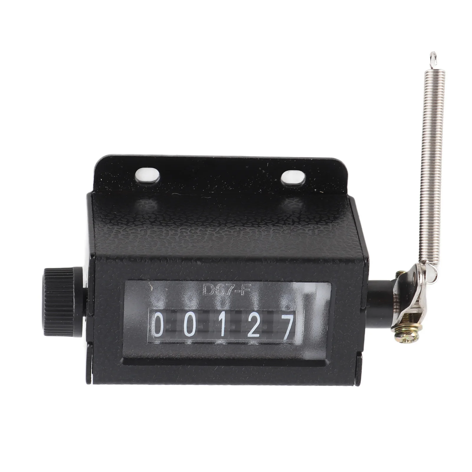 Rücksetzbarer mechanischer Zähler D67F, 5-stelliger mechanischer rücksetzbarer manueller Handzughub-Tally-Zähler, mechanischer Klickzähler