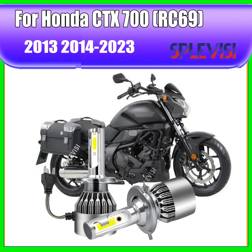 

H4 HB2 Headlights -made of quality aviation aluminum Compatible For Honda CTX 700 (RC69) 2013 2014 2015 2016 2017 2018 2019-2023