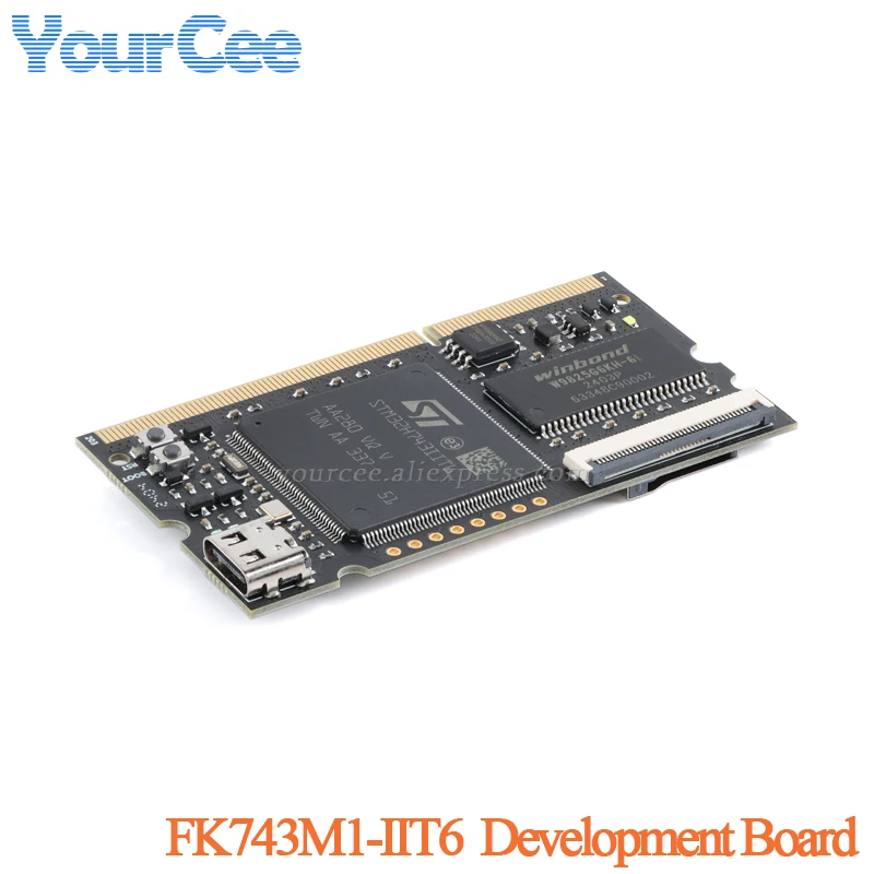 FK743M1-IIT6 STM32H743IIT6 STM32 Development Board + IO Expansion Core System Learning Board 480Mhz 2M Flash QSPI Drive W25Q64