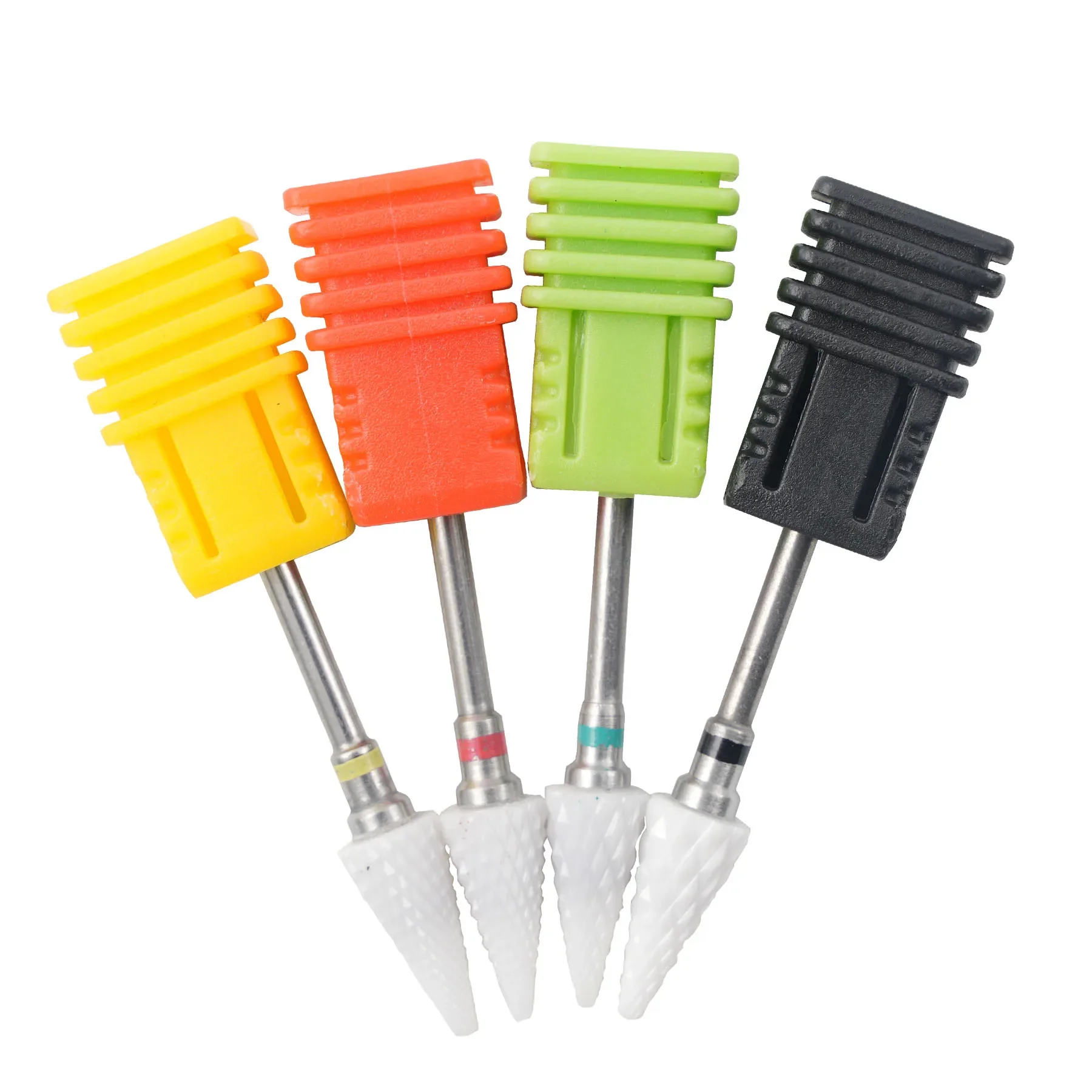 1 قطعة مسمار السيراميك لقمة ثقب مجموعة قاطعة المطحنة للكهرباء مانيكير بت لهب الذرة الملفات آلة باديكير البولندية الملحقات #4