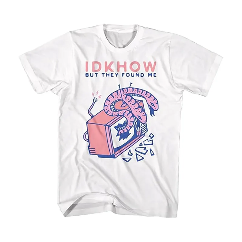 IDKHOW Razz American Indie Pop Electronic Rock Band American Loose High Street Men and Women T-shirt Short Sleeve