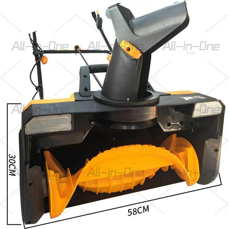 Hand-pushed electric snow sweeper, small snow clearing machine, snow removal machine, throwing multi-function s