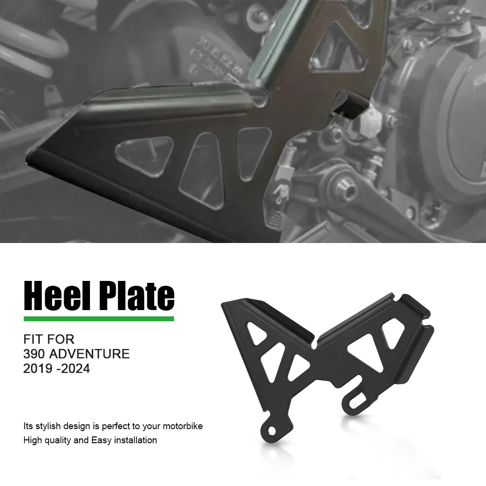 

FOR 390 ADVENTURE 2019 2021 2022 2023 2024 Motorcycle CNC FootPeg Footrest Rear Set Heel Plate Cylinder Guard Protector 390ADV