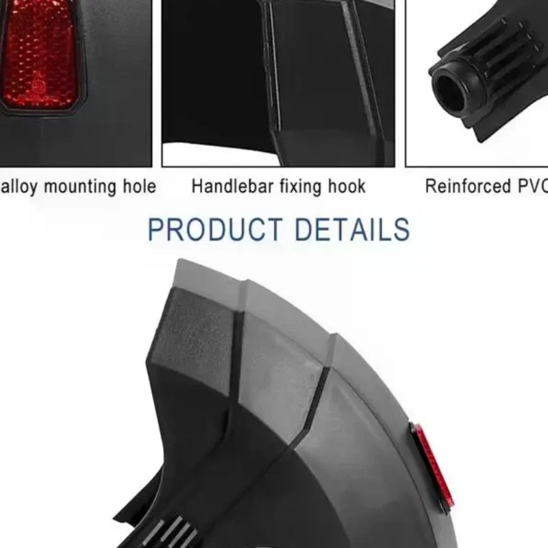 For Kukirin G2 G3 G4 Scooter Rear  With Reflector Rear Mudguard Wheel Protection Cover Kukirin G2/G3/G4 Rear  Parts