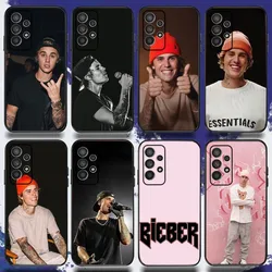 Fashion Justin Bieber Phone Case For Samsung S21,S22,S23,S30,Ultra,S20,Plus,Fe,Lite,Note,10,9,5G Black Soft Cover