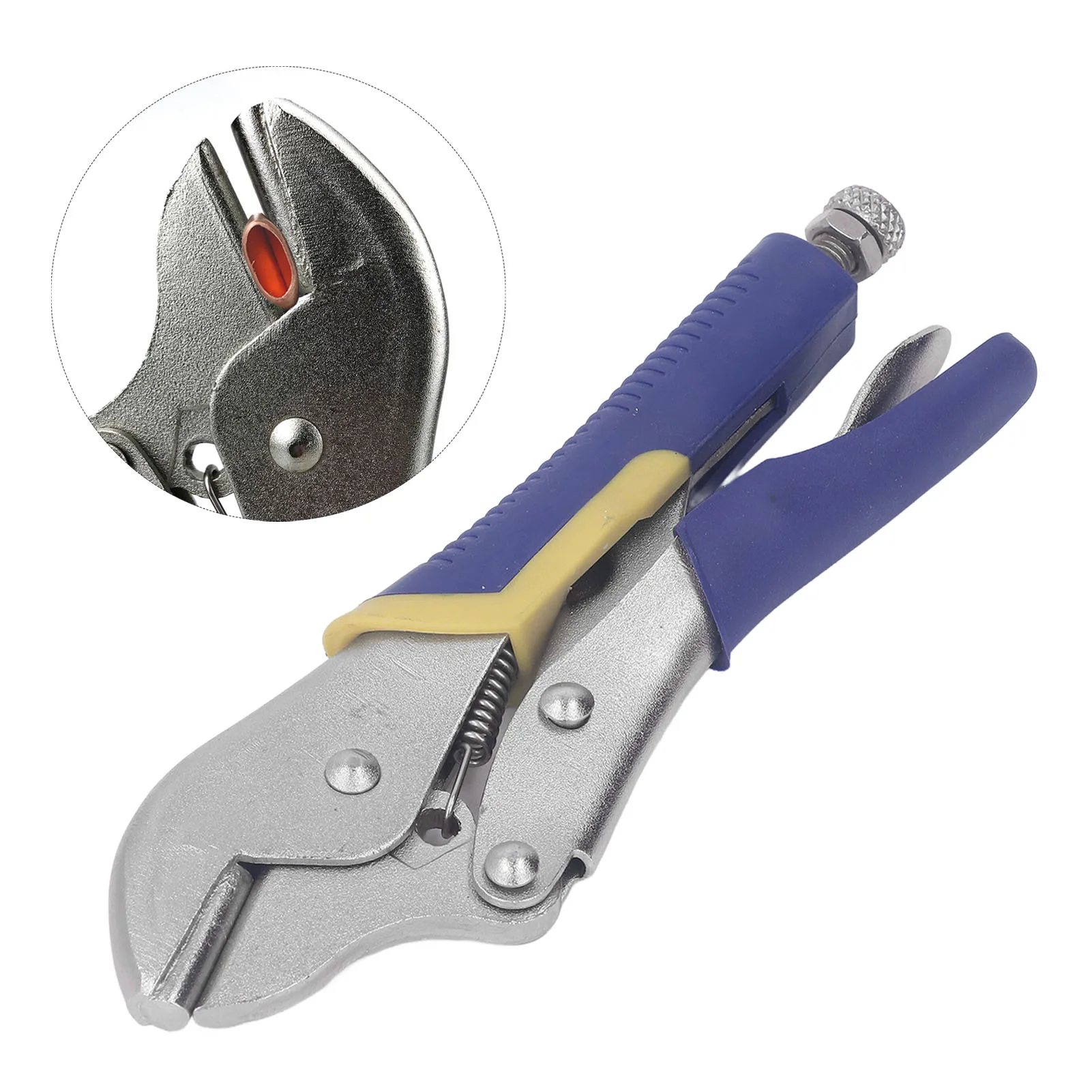 Pinch Off Pliers C45 Steel 7mm Straight Jaw Locking Pliers Tool for Copper Hoses Straight Jaw Locking Pliers Pinch Off Pliers