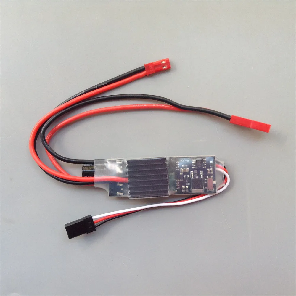 20A Two‑Way Brushed ESC RC Car Boat Speed Controller Fit for 380 390 High‑Speed Motor DIY Model Parts