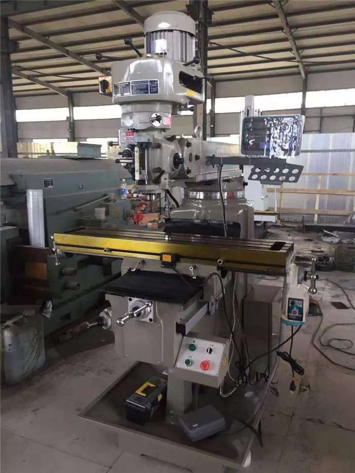 Taiwan variable speed milling head knee type milling machine 5H vertical turret milling machine for metal