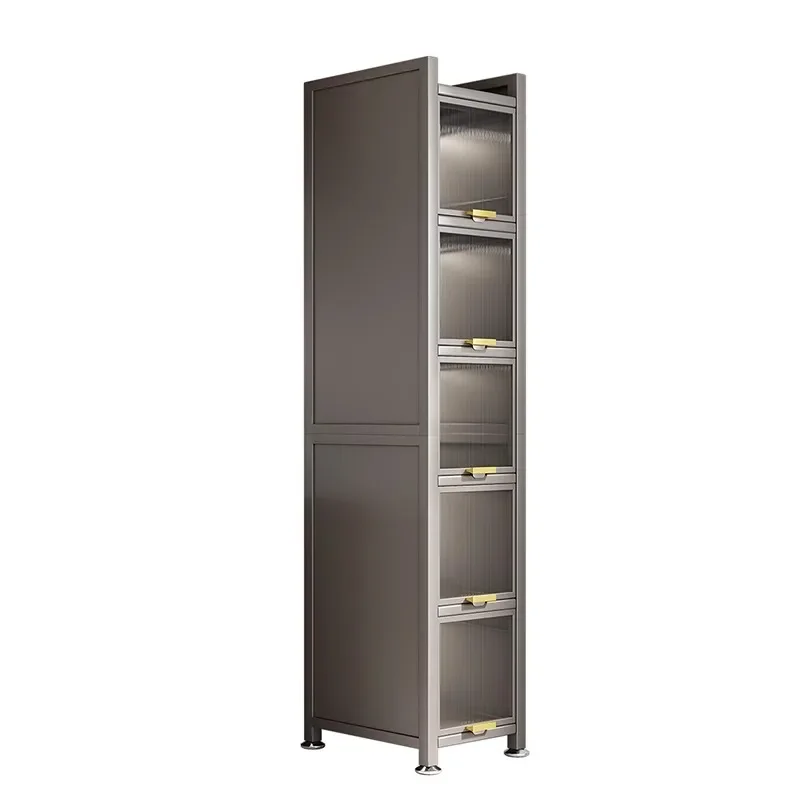 

Kitchen shelves, crevice storage cabinets, floor-to-ceiling multi-layer storage cabinets, crevice storage cabinets