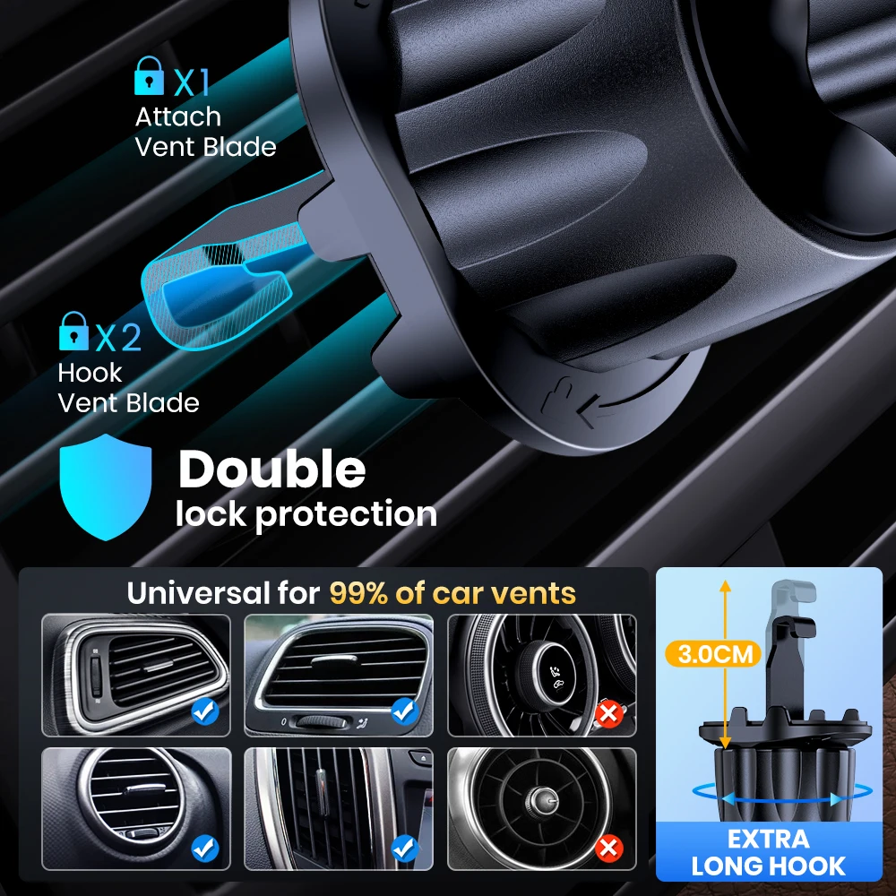 TOPK Magnetic Car Phone Holder Air Vent Phone Mount Universial For iPhone 14 13 12 Pro Xiaomi Samsung Cell Phone