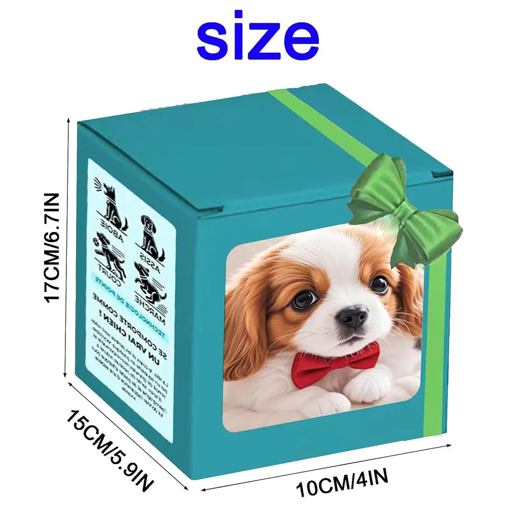 Realistic Barking Dog Walking Lifelike Animatronic Dog Tail Wagging Realistic Stuffed Animal for Kids Children