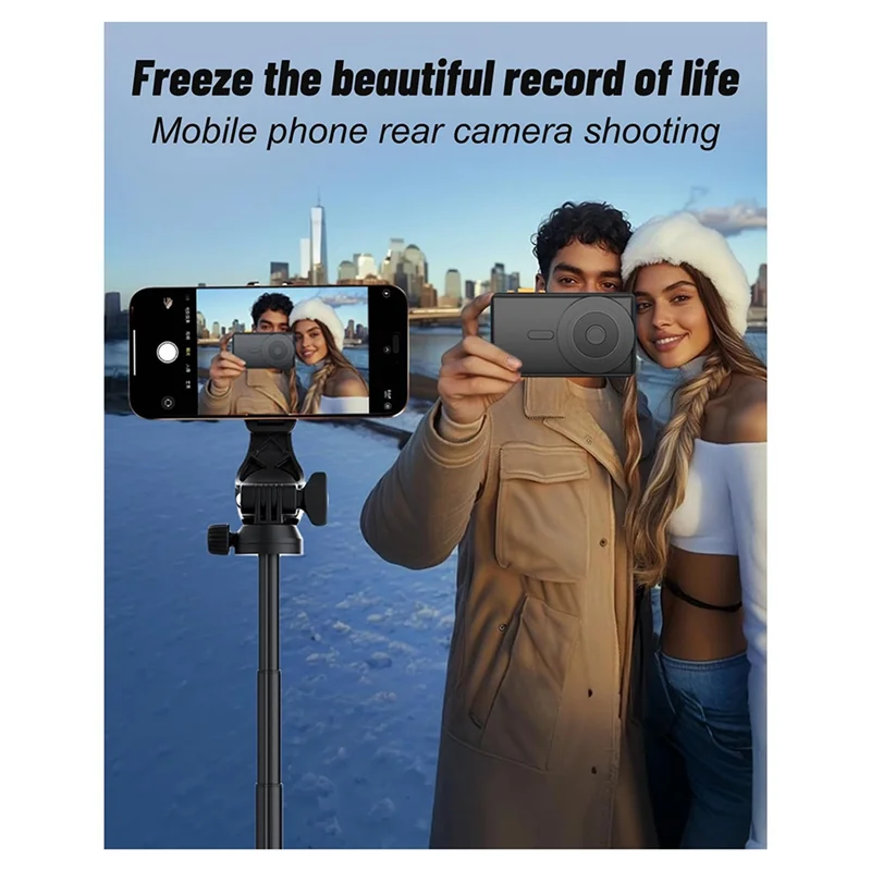 아이폰 안드로이드 라이브 스트리밍용 마그네틱 마운트가 있는 셀카 모니터 화면용 폰 브이로그